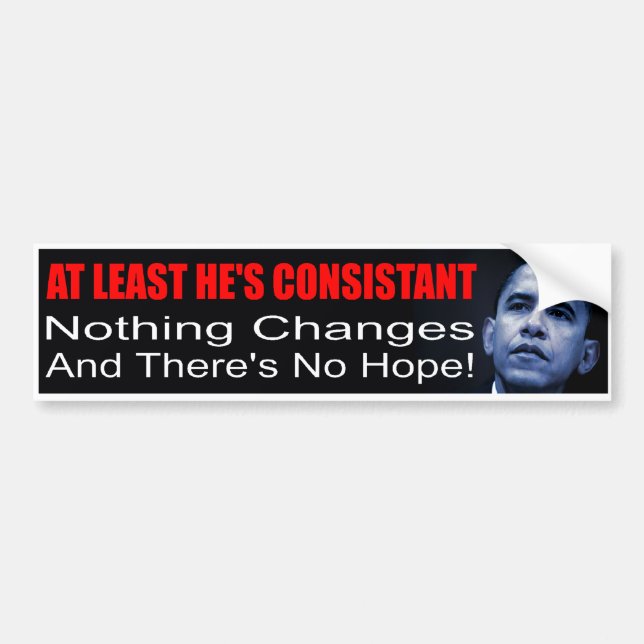 Anti-Obama-Autoaufkleber Autoaufkleber (Vorne)