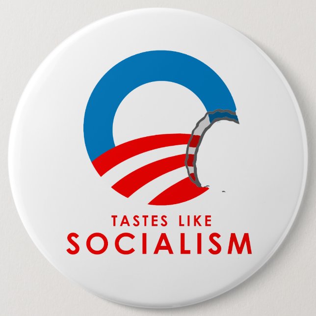 Anti-Obama-Autoaufkleber - Geschmäcke mögen Button (Vorderseite)