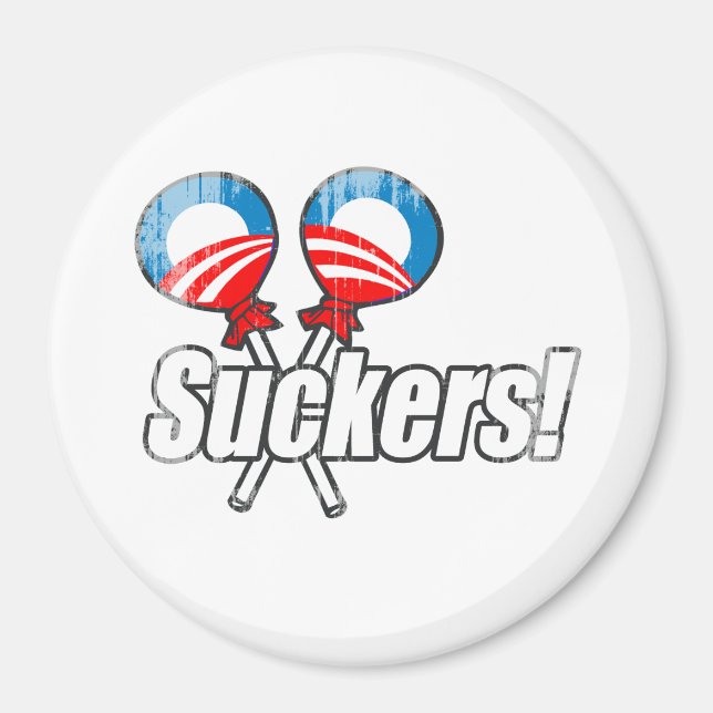 Anti-Obama-Autoaufkleber - Lügen verblasst.png Magnet (Vorne)