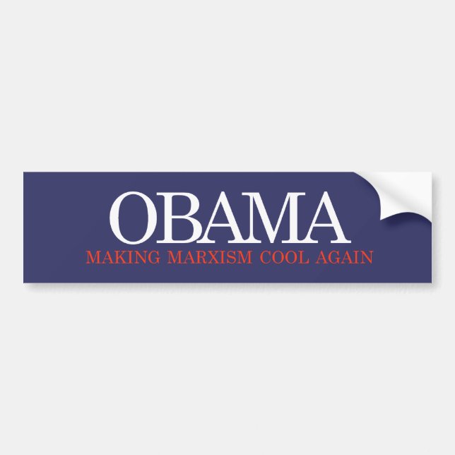Anti-Obama-Autoaufkleber - Marxismus cooles aga Autoaufkleber (Vorne)