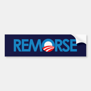 Anti-Obama-Autoaufkleber - Remorse Autoaufkleber