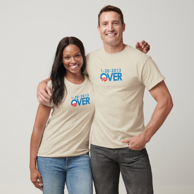 Anti-Obama-Autoaufkleber - Über 1-20-2013 T-Shirt (Unisex)