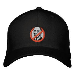 Anti-Obama bestickter Hut