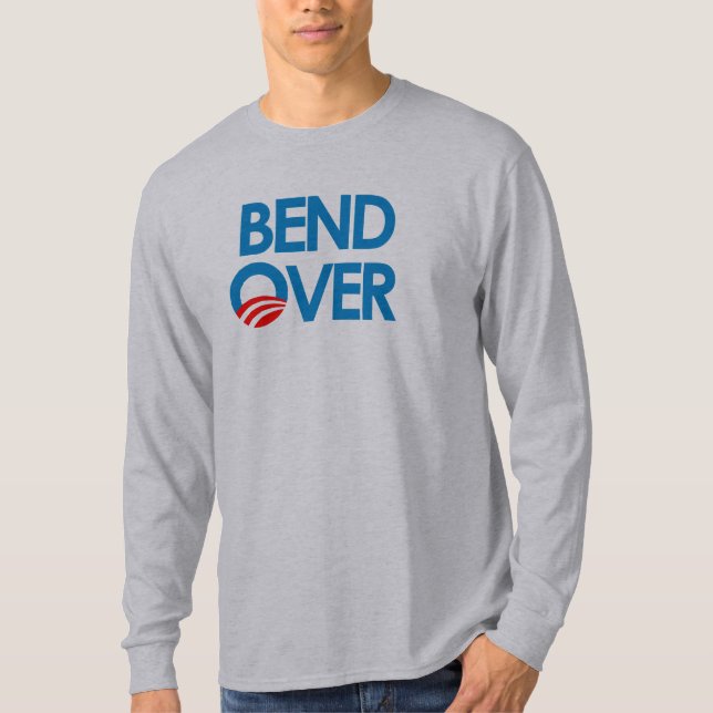 Anti-Obama - Biegung über T - SHIRT (Vorderseite)