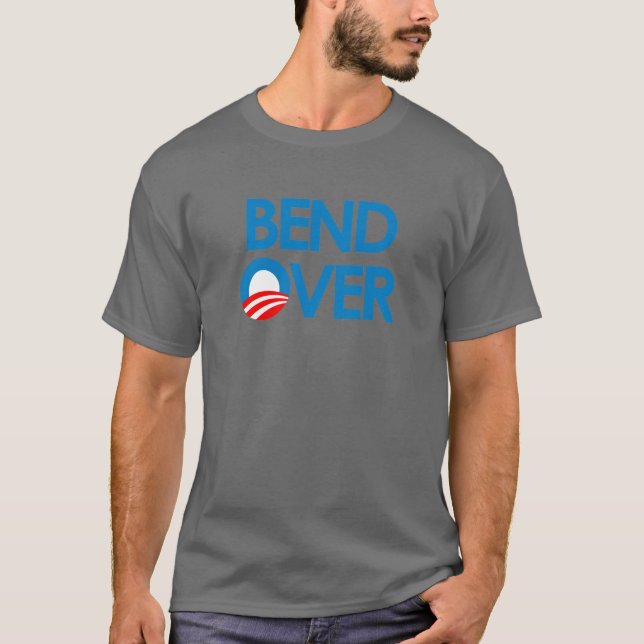 Anti-Obama - Biegung vorbei T-Shirt (Vorderseite)