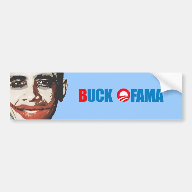Anti-Obama - Dollar Ofama Autoaufkleber (Vorne)