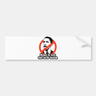 ANTI-OBAMA/HOFFNUNG IST NICHT DAS NEUE SCHWARZE AUTOAUFKLEBER