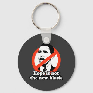 ANTI-OBAMA/HOFFNUNG IST NICHT DAS NEUE SCHWARZE SCHLÜSSELANHÄNGER