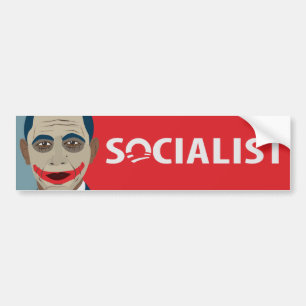 Anti-Obama-Joker-Sozialist Autoaufkleber