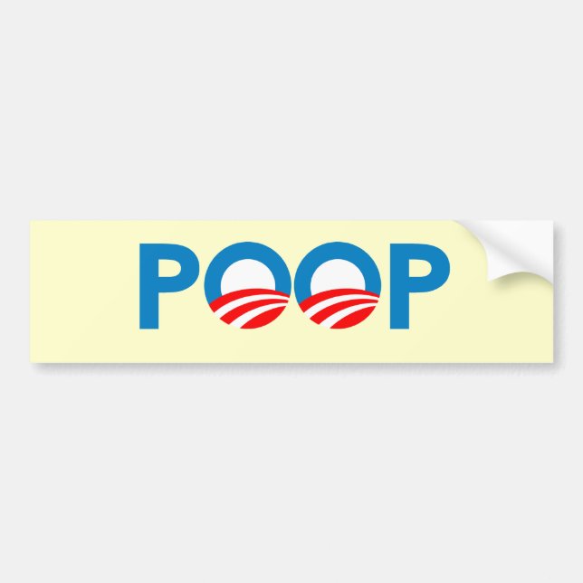 ANTI-OBAMA - KACKEN SIE AUTOAUFKLEBER (Vorne)