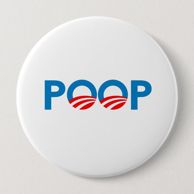 ANTI-OBAMA - KACKEN SIE BUTTON (Vorderseite)