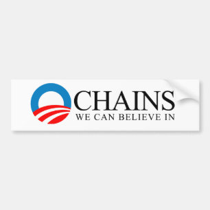 Anti-Obama - Ketten, die wir herein glauben könne Autoaufkleber