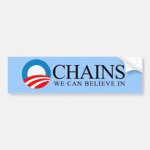 Anti-Obama - Ketten, die wir herein glauben könne Autoaufkleber