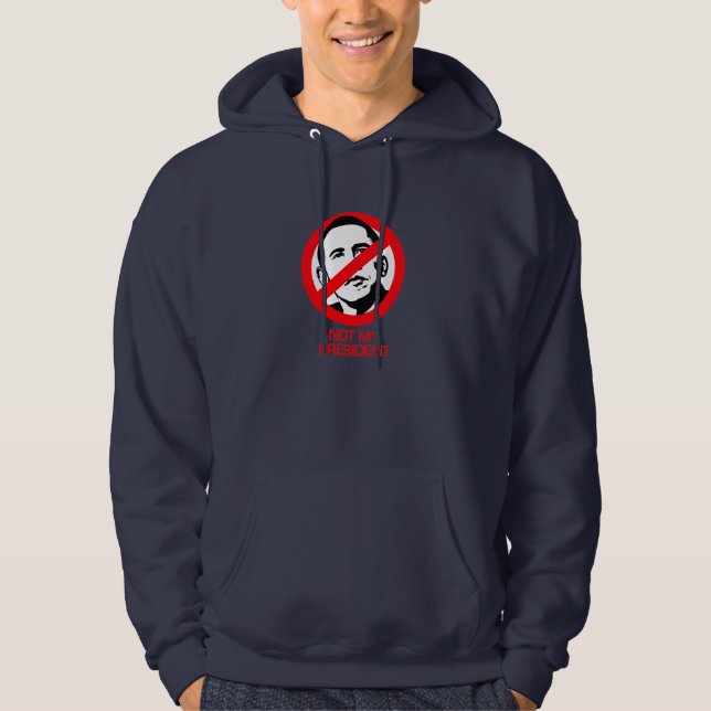 Anti-Obama - nicht mein Präsident Hoodie (Vorderseite)