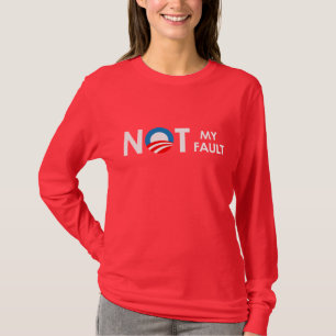 Anti-Obama - nicht mein Störungsweiß T-Shirt