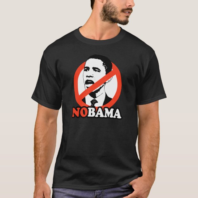 ANTI-OBAMA/NOBAMA T - SHIRT (Vorderseite)