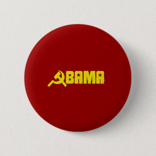 Anti-Obama - Obama ist ein Kommunist Button