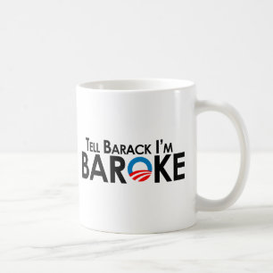 Anti-Obama - sagen Sie Barack Im Baroke Kaffeetasse