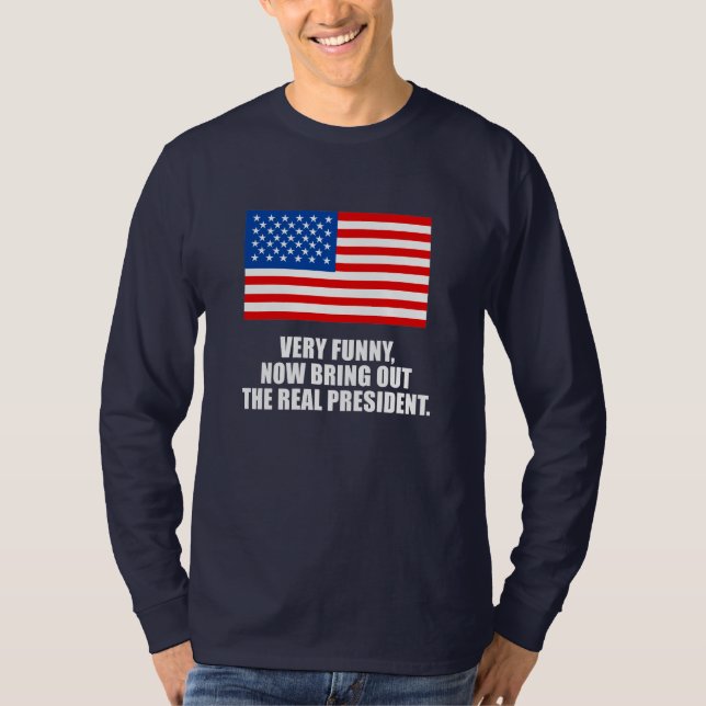ANTI-OBAMA-, sehr lustig, bringen Sie jetzt das T-Shirt (Vorderseite)