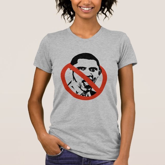 ANTI-OBAMA T - SHIRT (Vorderseite)