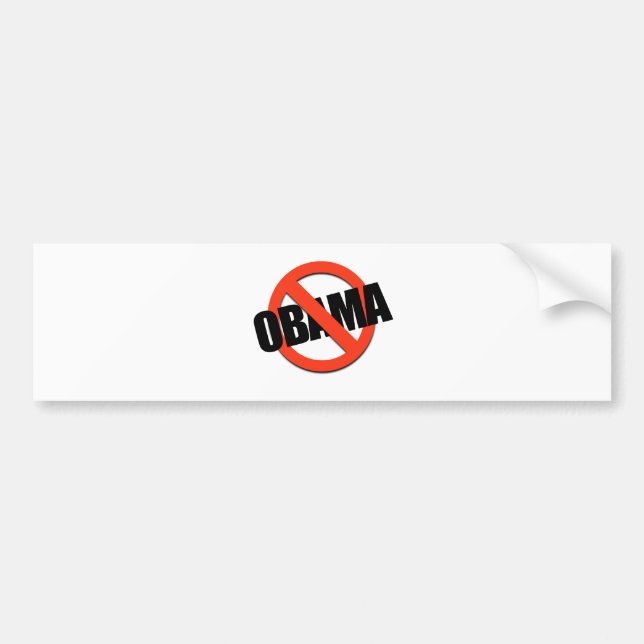 ANTI-OBAMA T-SHIRT AUTOAUFKLEBER (Vorne)