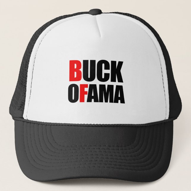 Anti-Obama - T - SHIRT des DOLLAR-OFAMA Truckerkappe (Vorderseite)