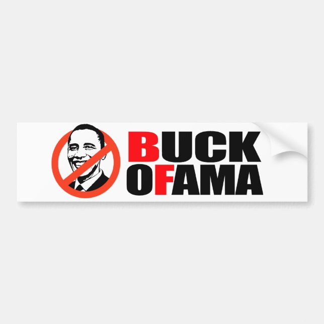 Anti-Obama-T - Shirt - Dollar Ofama Autoaufkleber (Vorne)