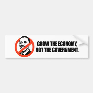 Anti-Obama-T - Shirt - wachsen Sie die Wirtschaft Autoaufkleber