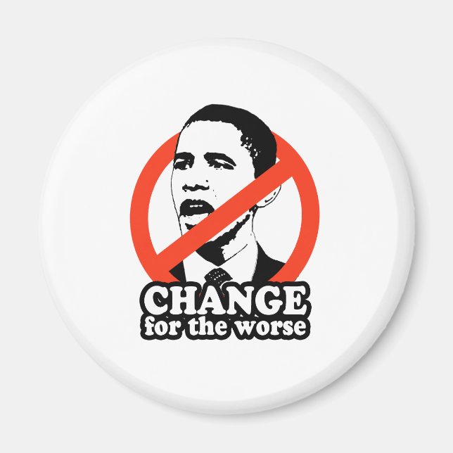 ANTI-OBAMA / VERÄNDERUNG DER SCHWIERIGEN MAGNET (Vorne)