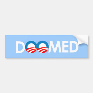 Anti-Obama - verurteiltes Weiß Autoaufkleber