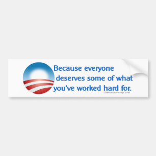 Anti-Obama weil Autoaufkleber