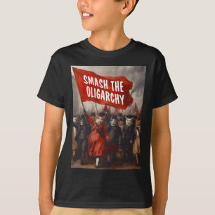 Anti Oligarchie - Katzenprotest T-Shirt