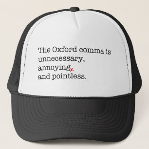 Anti-Oxford Komma Truckerkappe