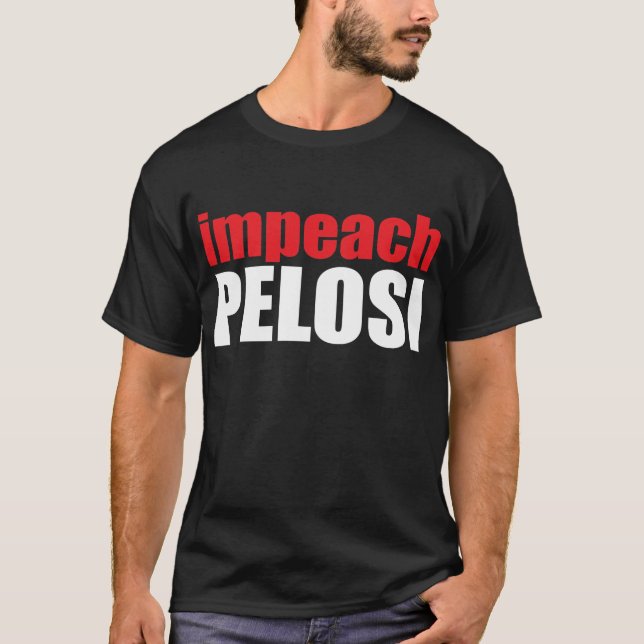 Anti-Pelosi: Klagen Sie Pelosi an T-Shirt (Vorderseite)
