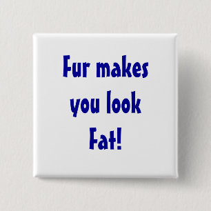 Anti-Pelz-Tier-Rechte-Erklärung Button
