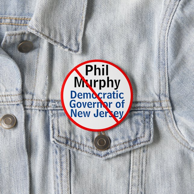 Anti Phil Murphy Demokratid Gouverneur von New Jer Button (Beispiel)