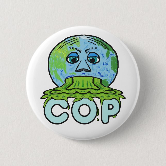 Anti-POLIZIST Button (Vorderseite)