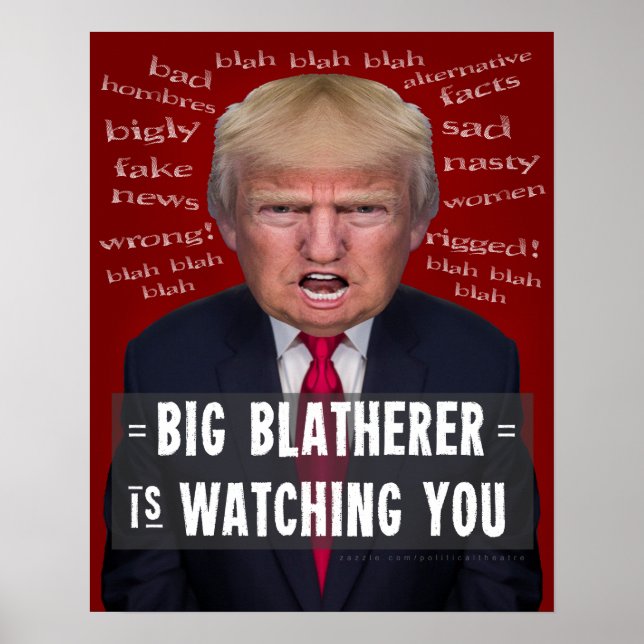 Anti-Präsident Donald Trump 1984 Politische Parodi Poster (Vorne)