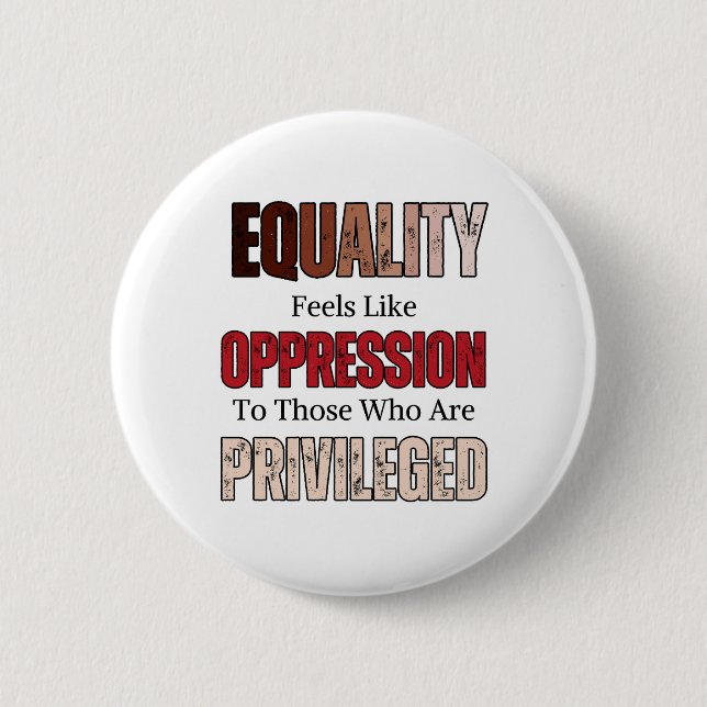 Anti-Rassismus Rassengleichheit Sprichwort Button (Vorderseite)