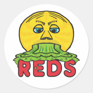 Anti-Reds Runder Aufkleber