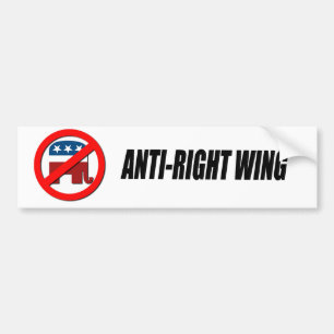 ANTI-RIGHT FLÜGEL AUTOAUFKLEBER