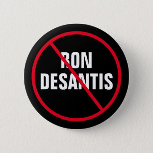 Anti Ron DeSantis Florida Demokrat Button