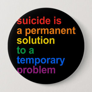 Anti-Selbstmord Button