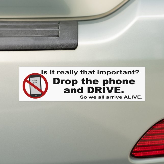 Anti-Sims- und Autofahren-Autoaufkleber Autoaufkleber (Auf Auto)