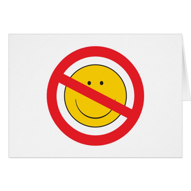 Anti-Smiley (Vorderseite (Horizontal))