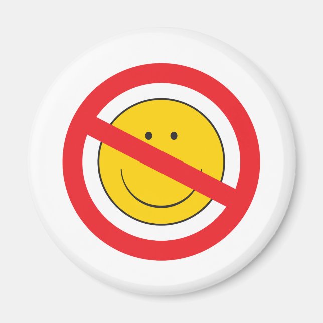 Anti-Smiley Magnet (Vorne)