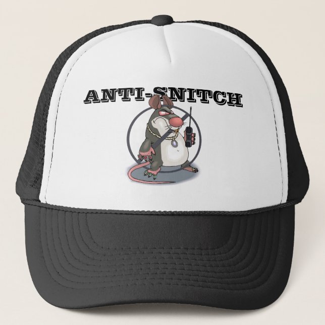 Anti-Snitch-Hut Truckerkappe (Vorderseite)