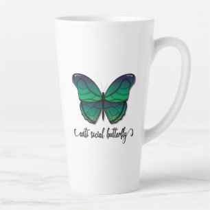 Anti-Social Green Butterfly Milchtasse