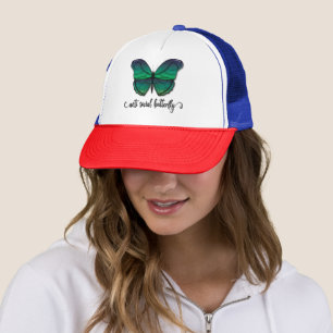 Anti-Social Green Butterfly Truckerkappe