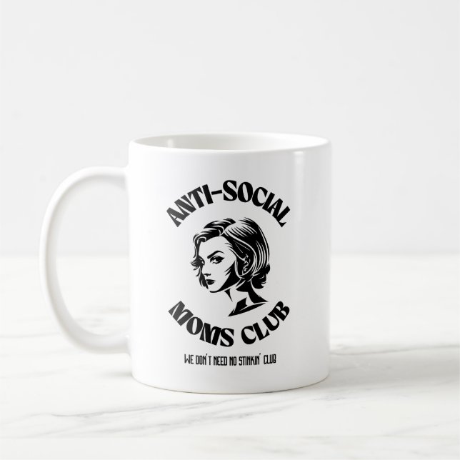 Anti-Social Mamas Club Kaffeetasse (Links)